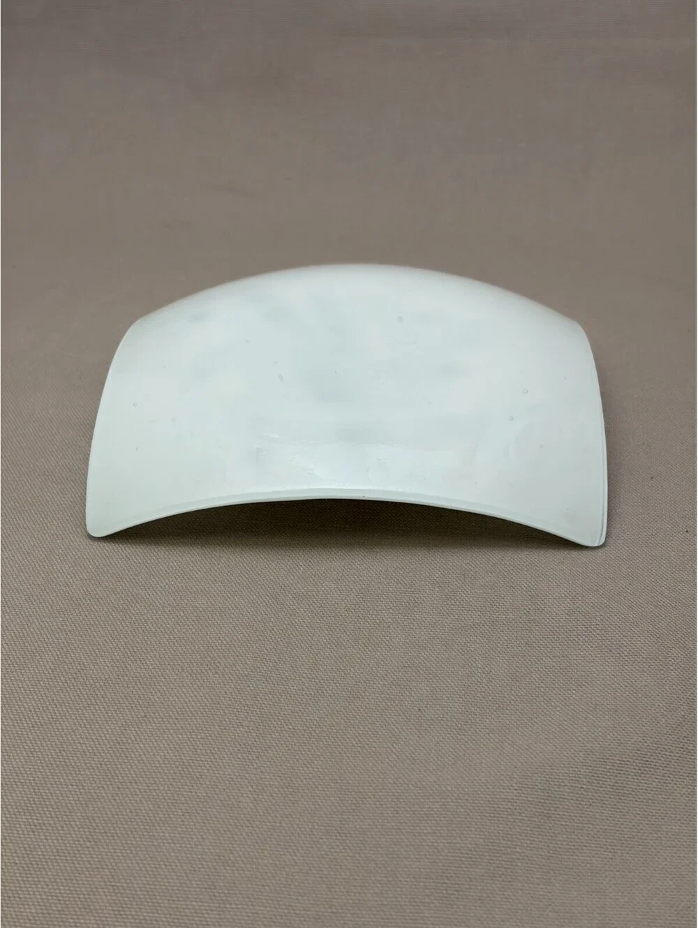 Handmade Fused Art Glass Decorative Dish Trinket Tray White Tree Abstract 6